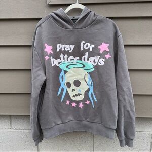 skull pray hoodie 🙏🏼